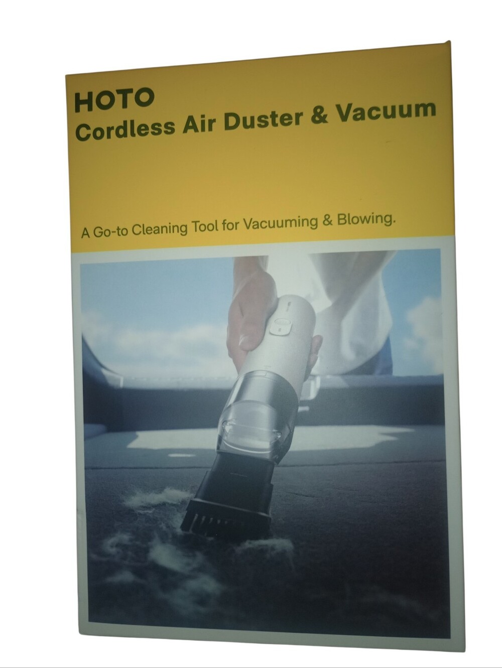 Hoto Cordless Air Duster & Vacuum. Cleaning Tool For Vacuuming And Blowing, NWT